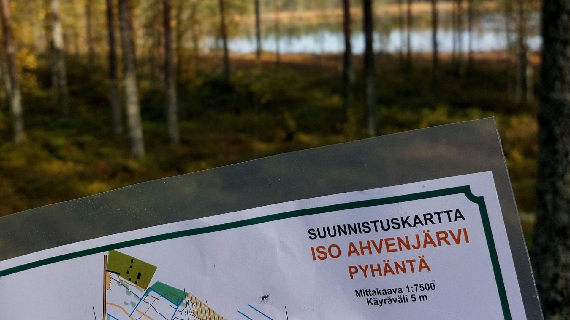 suunnistuskartta kuva 